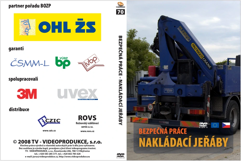 Bezpečná práce - nakládací jeřáby