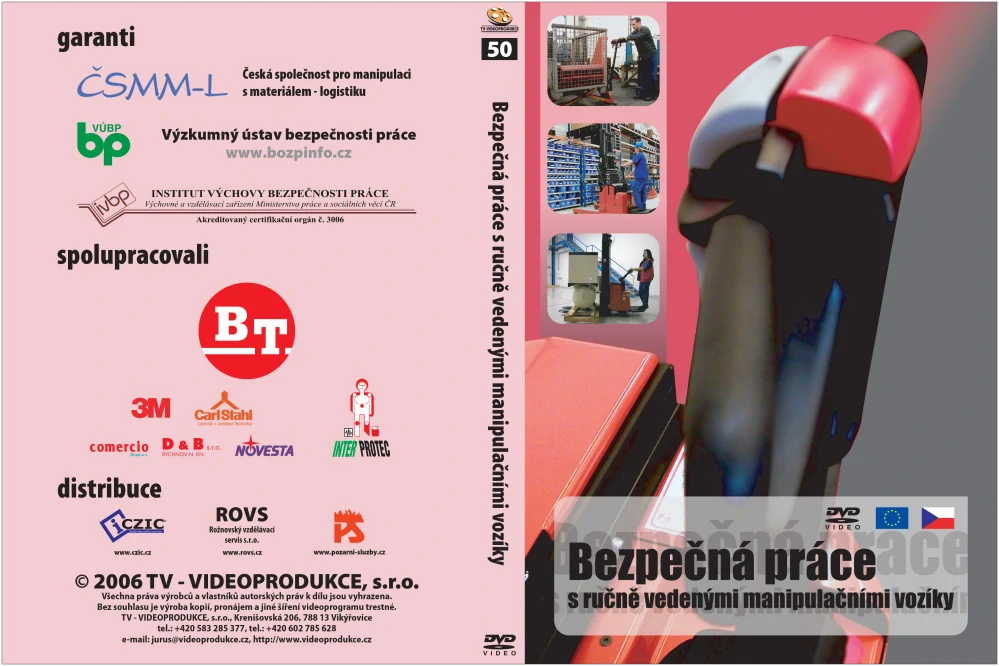 Bezpečná práce - s ručně vedenými manipulačními vozíky