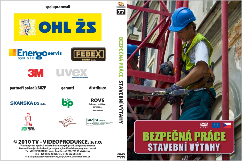Bezpečná práce stavební výtahy
