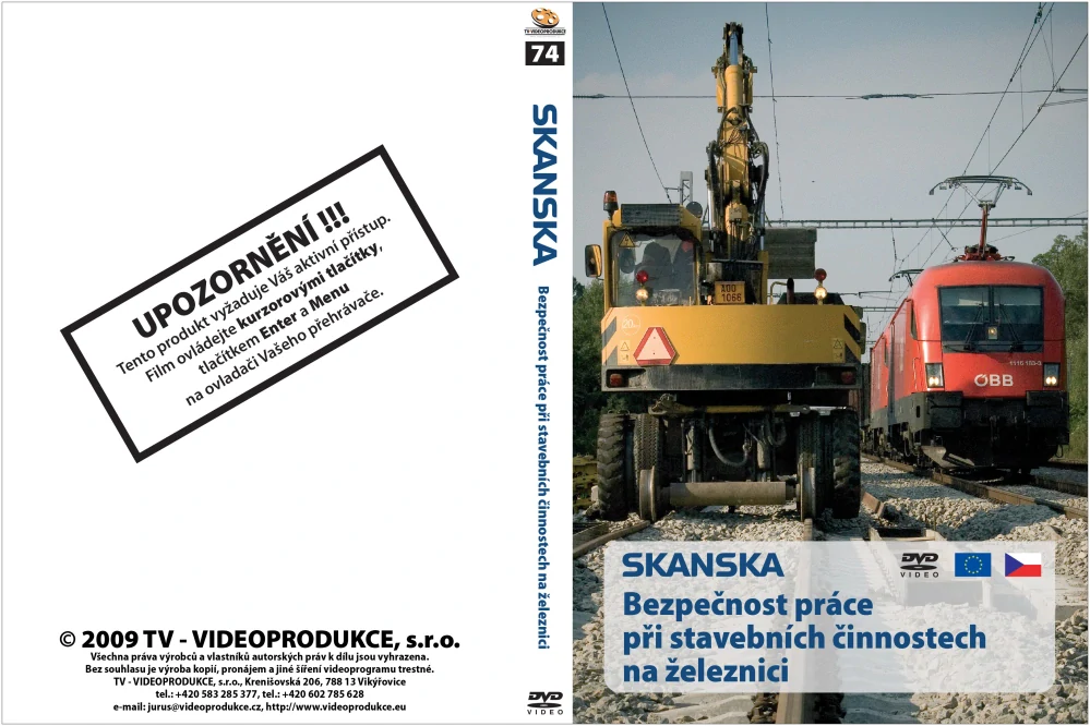 Bezpečnost práce při stavebních činnostech na železnici