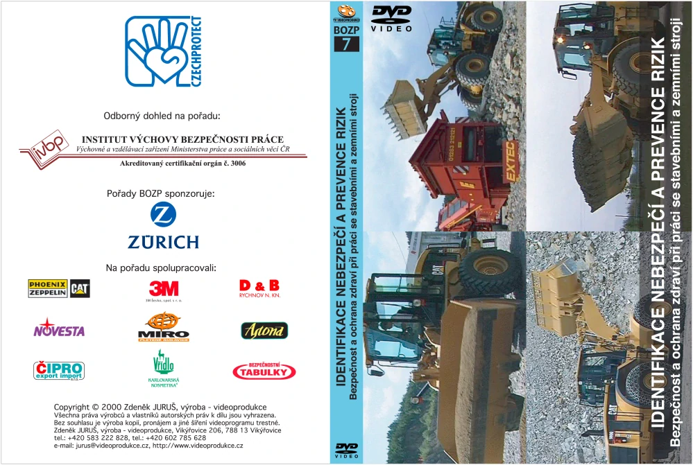 Práce se stavebními a zem. stroji - Kolový nakladač II. - Identifikace nebez. a prevence rizik