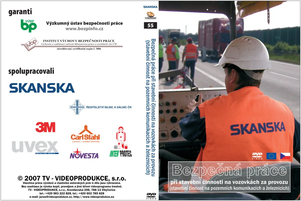 Bezpečná práce při stavební činnosti na vozovkách za provozu